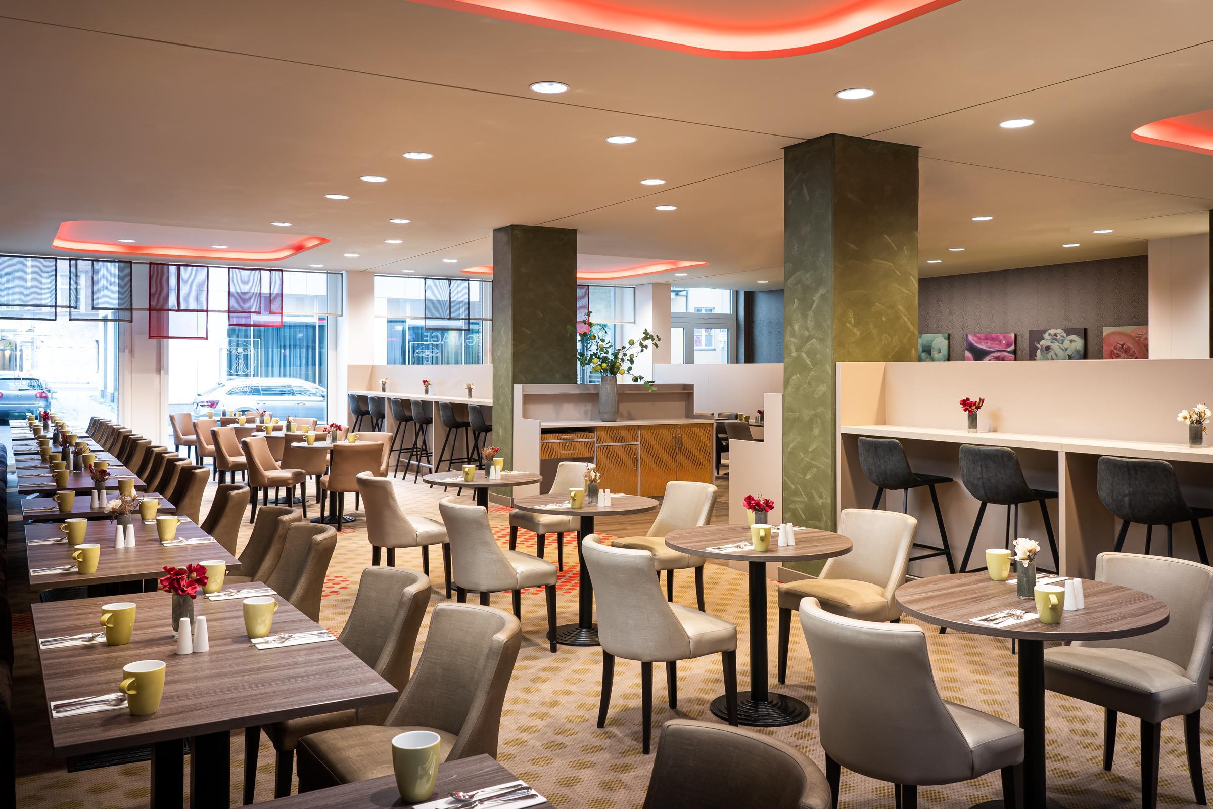 柏林米特莱昂纳多酒店 外观 照片 Interior of a modern hotel